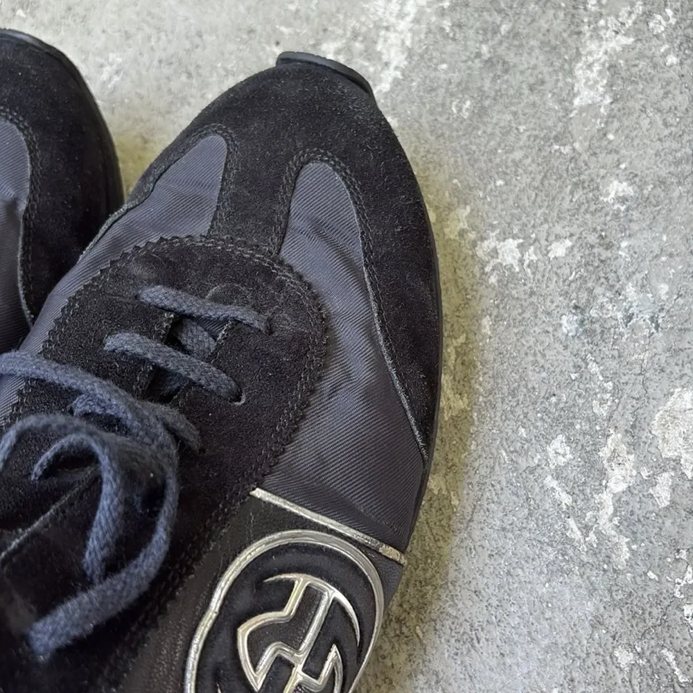 Gucci, nylon and suede men’s sneakers